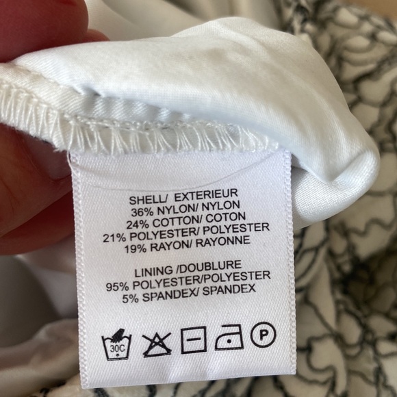 Vintage Belle by BADGLEY MISCHKA Floral Lace Overlay Fishtail Maxi Skirt Size 6 - Picture 10 of 12